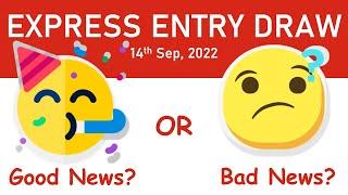 Another SURPRISE from IRCC?? Express Entry Draw Result 14th September