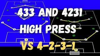 Running a HIGH PRESS with a 433 and 4231 vs a 4231