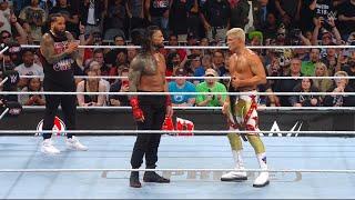 Full Match  Cody Rhodes & Roman Reigns vs. The Bloodline  # WWE Bad Blood Highlights 1052024 Full