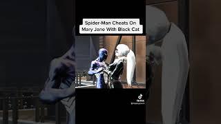 Spider-Man Cheats On Mary Jane With Black Cat #spiderman #blackcat #kiss #spidermankissesblackcat