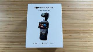 DJI Pocket 3 creator combo unboxing and First Test