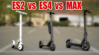 SEGWAY ES2 vs ES4 vs MAX REVIEW  Whats the BEST Ninebot Electric Scooter?