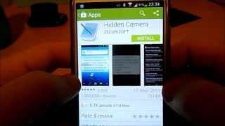 Ultimate Spy Camera App for Samsung Galaxy S4 Android - Mobile Hidden Camera App Review