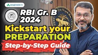 RBI Grade B Preparation  RBI Grade B 2024 Preparation Strategy  RBI 2024 Notification Anuj Jindal