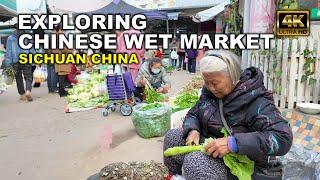 Exploring Chinese Wet Market - Sichuan China 