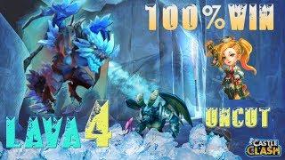 Castle Clash Lava 4 win 100 %  How to settup  Uncut