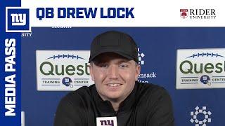 QB Drew Lock on His Relationship with Daniel Jones  New York Giants