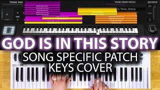 God Is In This Story MainStage patch keyboard cover- Katy Nichole