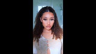 Trying This New Curly Hairstyle *cute + easy*