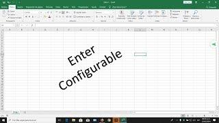 Excel tutorial  modificar o cambiar el comportamiento de la tecla Enter en excel