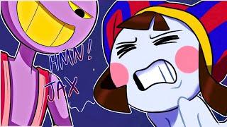 POMNI x JAX  Pomni broke up with Jax  The Amazing Digital Circus Comic Dub  TADC 