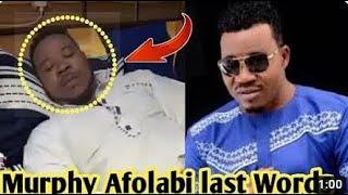 BREAKING POPULAR ACTOR MURPHY AFOLABI IS DEAD CAUSE OF DEATH REVEALED.