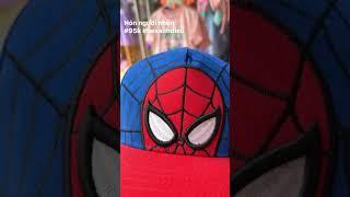 Nón kết người nhện cho bé trai #spiderman #hat #besanhdieu