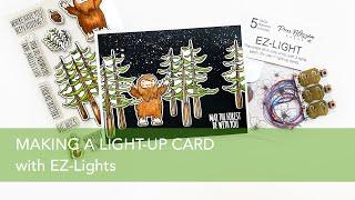 RELAX & CREATE - MAKING A LIGHT UP CARD WITH EZ-LIGHTS with VOICE