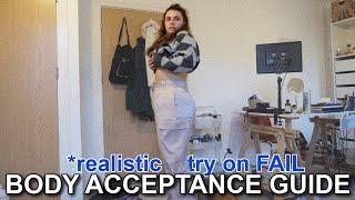 HOW TO ACCEPT YOUR BODY ASOS midsize try on haul *fail* vlog