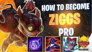 WILD RIFT  How To Become A Ziggs PRO  Challenger Ziggs Gameplay  Guide & Build