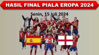 Hasil Final Piala Eropa 2024 │ Spanyol vs Inggris │ Daftar Pemain Terbaik │ Senin 15 Juli 2024