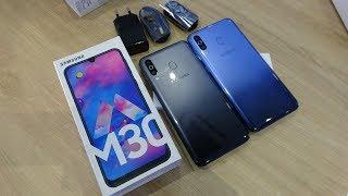 Samsung Galaxy M30 colors unboxing  Camera fingerprint face unlock tested