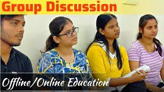 Group Discussion  offline and online Education Debate  Best English speaking class in Lucknow-Ep1