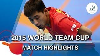 2015 World Team Cup Highlights ZHANG Jike vs CHEN Chien-An  12