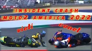 INCIDENT CRASH MOTO2‼️Somkiat Chantra Lowes Aldeguer Rodrigo Goorbergh Vieti Canet