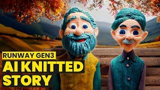 AI Knitted Short Story - Edith & Fred - Runway ML Gen 3 Vid to Vid.