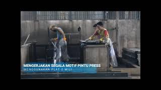 proses pembuatan pintu press medan