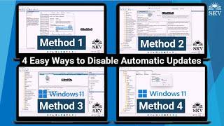 4 Easy Ways to Disable Windows Automatic Updates in Windows 1110  4 Ways to Stop Automatic Updates