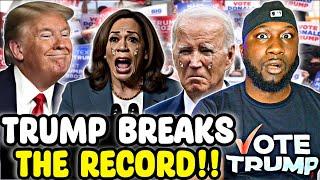 HUGE RECORD TRUMP Throws LARGEST Political Rally EVER Seen In AMERICA  +100000 in a BLUE State