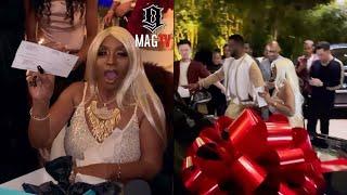 Diddy Surprises Mom Janice With $1M & Bentley SUV For Her 80th B-Day 