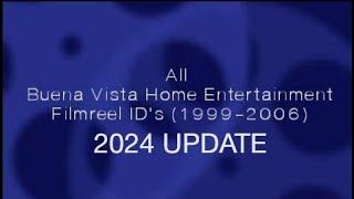 All Buena Vista Home Entertainment Filmreel Bumpers 1999-2006 2024 UPDATE