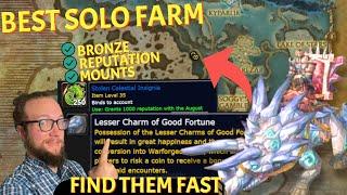 BEST SOLO FARM Zandalari Warbringers are INCREDIBLE for Bronze Reputation and Threads MoP Remix