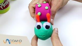 CARACOL de COLORES con PLASTILINA PLAY DOH