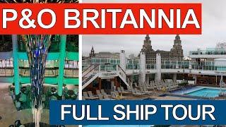 P&O Britannia Full Cruise Ship Tour