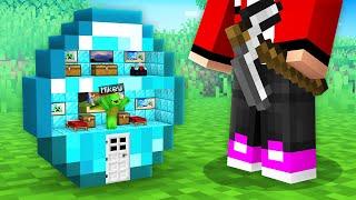 Mikey Build House In Diamond To Prank JJ in Minecraft  - Maizen