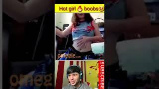 Hot girl on omegle boob  boobs video on omegle....