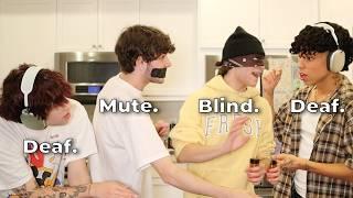 DEAF BLIND MUTE WITH TRIPLETS