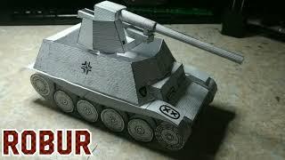 Building Marder II Sdkfz 132 German Tank Destroyer #tank #papercraft