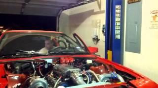 6G72 twin turbo in 87 Starion. 1st start