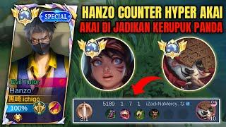 Ketika Musuh Pakai Hyper Akai Langsung Di Counter Hanzo Build Tersakit Terbaru - Mobile Legends