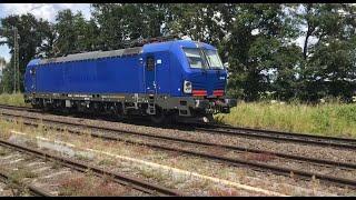 Nice Blue Vectron locomotive at Viersen-Helenabrunn Germany June 23-2024 Trainspotting video