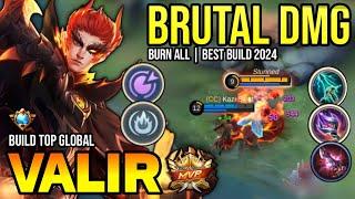 VALIR BEST BUILD 2024  BUILD TOP GLOBAL VALIR GAMEPLAY  MOBILE LEGENDS