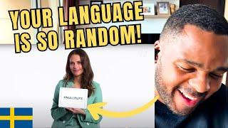 Brit Reacts to Alicia Vikander Teaches You Swedish Slang  Vanity Fair