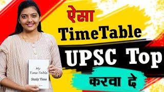 Time Table कैसे बनाए - Ias Srushti Jayant Deshmukh  How To Make Study Time Table दिनचर्या