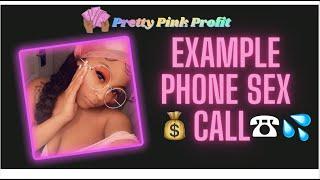 Example Phone Sex Call  PrettyPinkProfit.Com   Ms.Hailey Ray