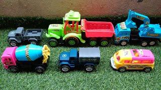 army van and lorry and tractor video Kiran Toys world
