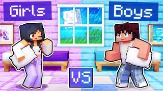 My GIRLS vs BOYS Party In Minecraft