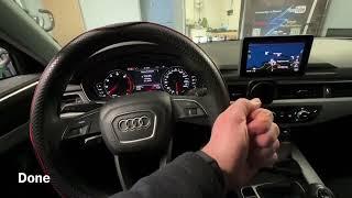 How to install  your front car seat & rear bench with airbag System Audi A4S4 Avant DIY