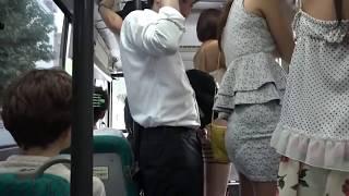 Japonyada Otobüste Taciz Guy in japan harasses in bus