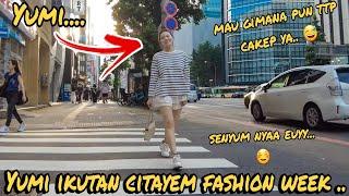 YUMI IKUTAN CITAYEM FASHION WEEK  GIMANA PUN TETEP CAKEP YAA.. HAHAHA